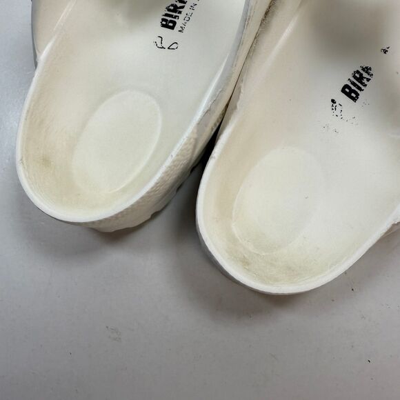 Birkenstock Gizeh Sandals Womens Size 5 Eva Sole White EU 36 Regular Fit - Picture 6 of 10